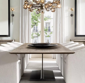 Bille De Crystal Ball Round Chandelier 72"