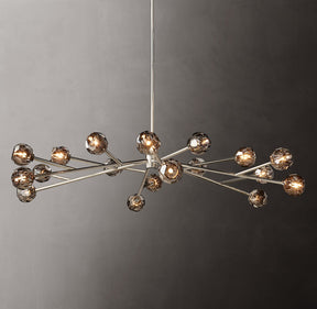 Bille De Crystal Ball Round Chandelier 72"