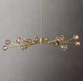 Bille De Crystal Ball Round Chandelier 72"