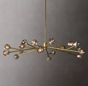 Bille De Crystal Ball Round Chandelier 72"