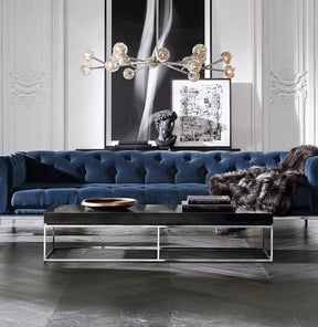 Bille De Crystal Ball Round Chandelier 72"