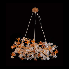 Blossom Flower Round Bedroom Chandelier Light