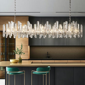 Boning Browning Prism Linear Chandelier 72"