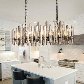 Boning Prism Linear Chandelier 54"