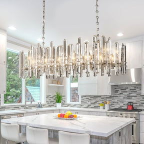 Boning Prism Linear Chandelier 54"