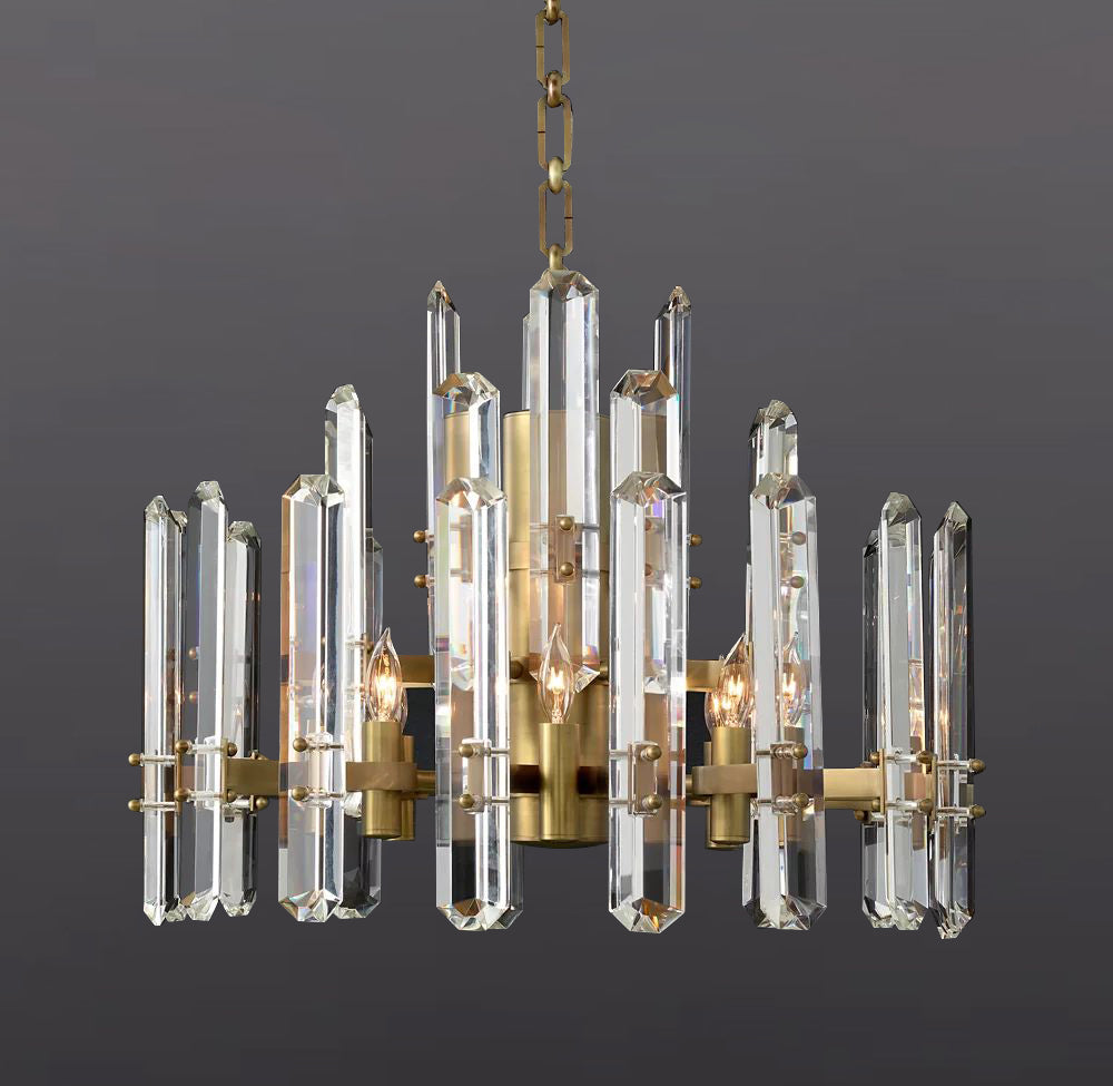 Boning Prism Round Chandelier 24"