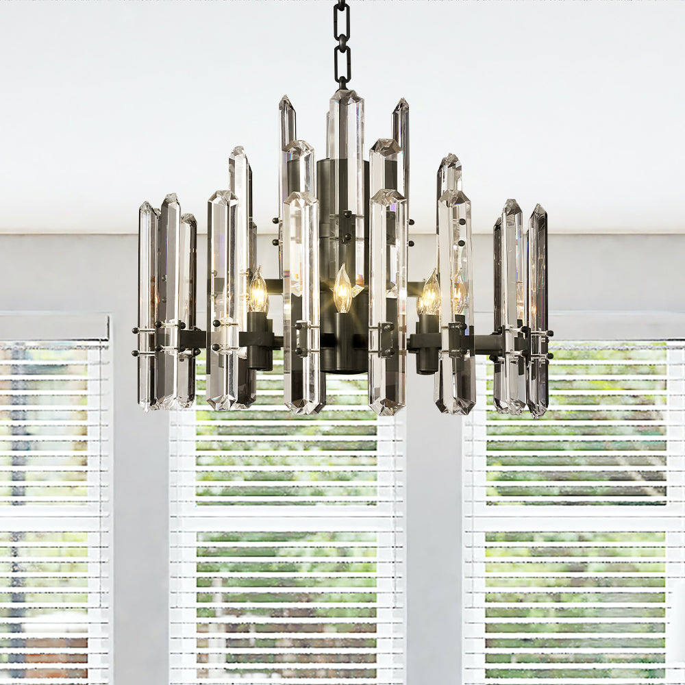 Boning Prism Round Chandelier 24"