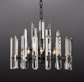 Boning Prism Round Chandelier 24"