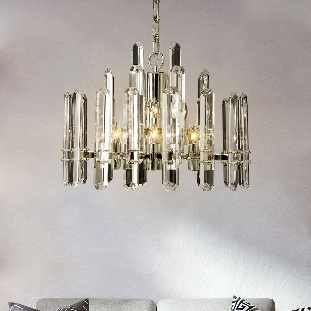 Boning Prism Round Chandelier 24"