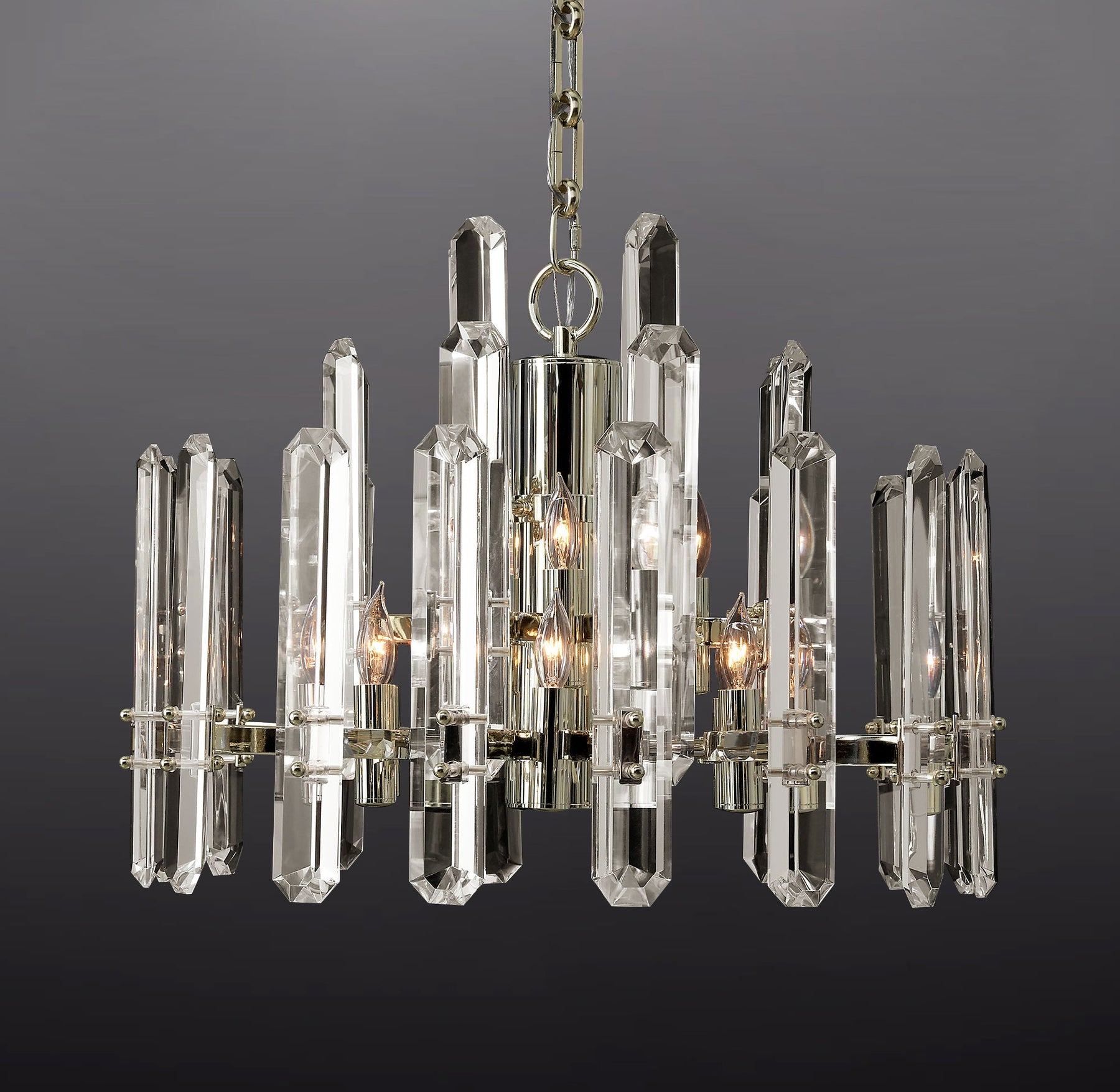 Boning Prism Round Chandelier 24"