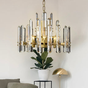 Boning Prism Round Chandelier 24"