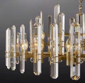 Boning Prism Round Chandelier 36"
