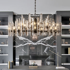 Boning Prism Round Chandelier 48"