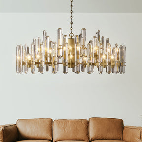 Boning Prism Round Chandelier 48"