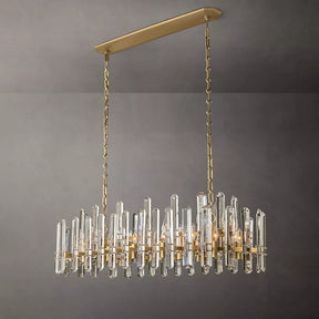 Bonnington Crystal  Rectangle Chandelier 54"