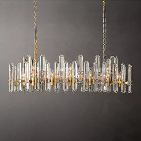 Bonnington Crystal  Rectangle Chandelier 54"