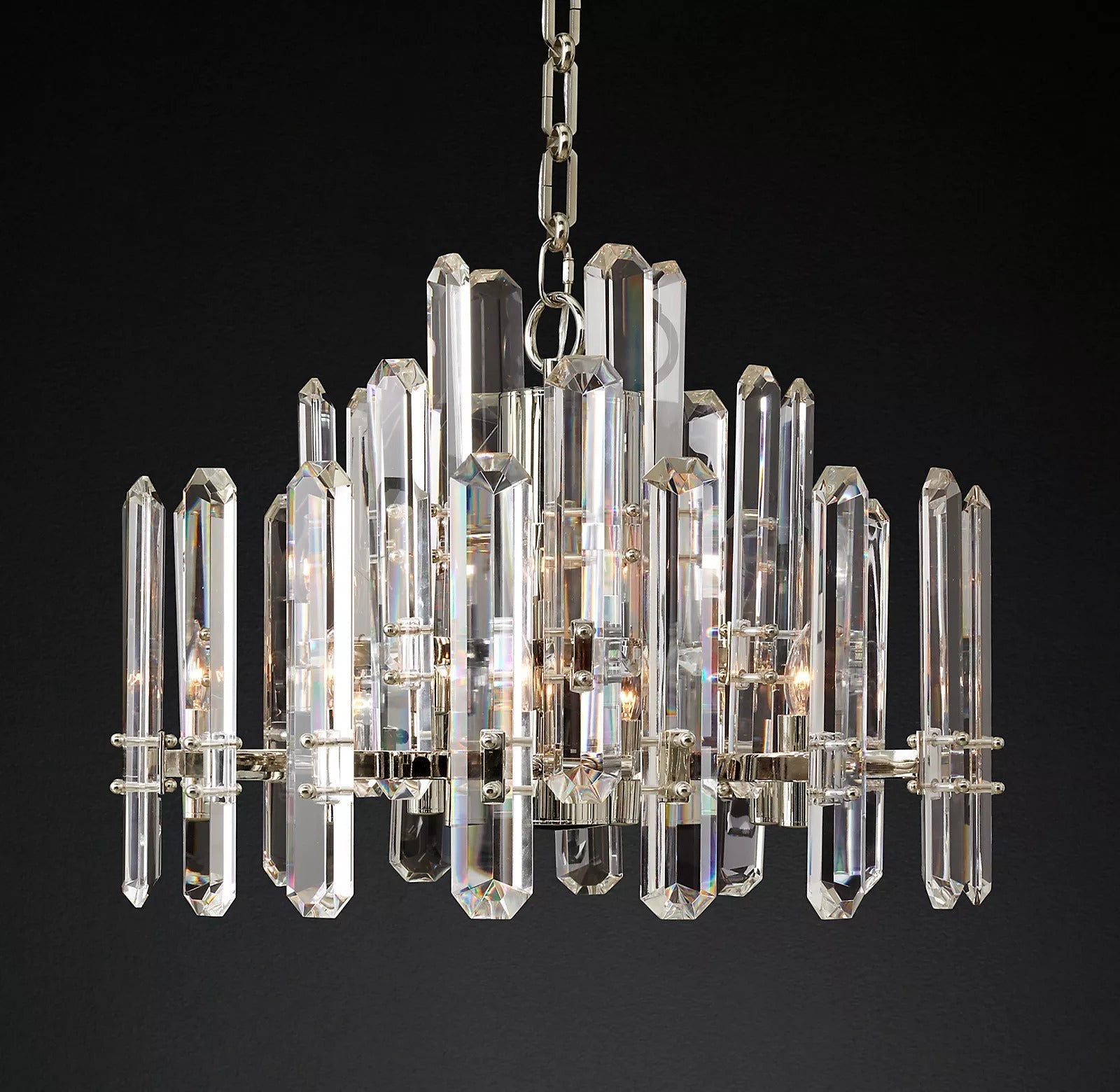 Bonnington Crystal Round Chandelier 24"