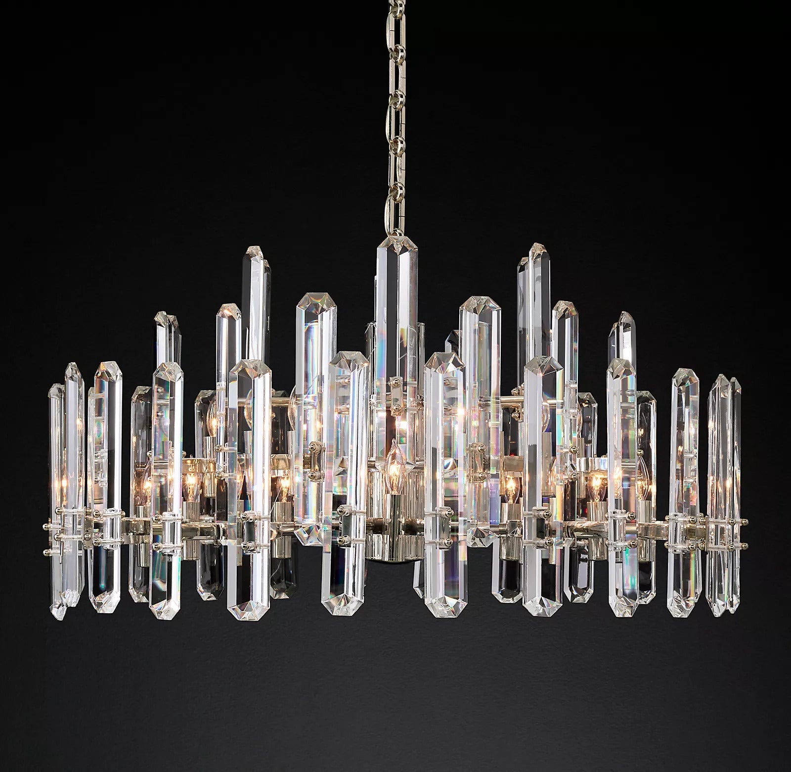 Bonnington Crystal Round Chandelier 32"