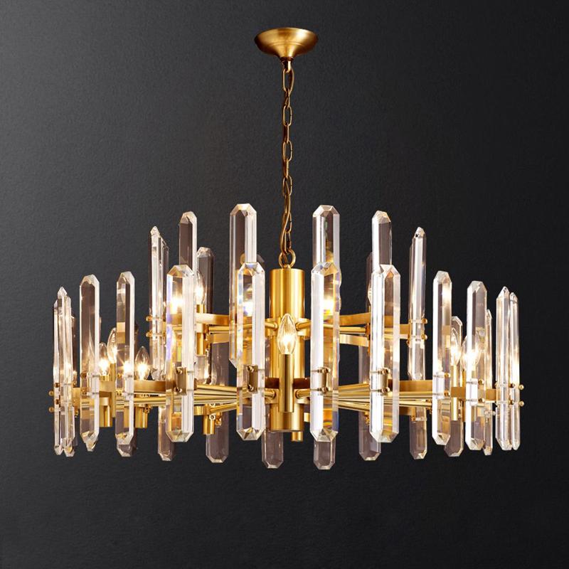 Bonnington Crystal Round Chandelier 32"