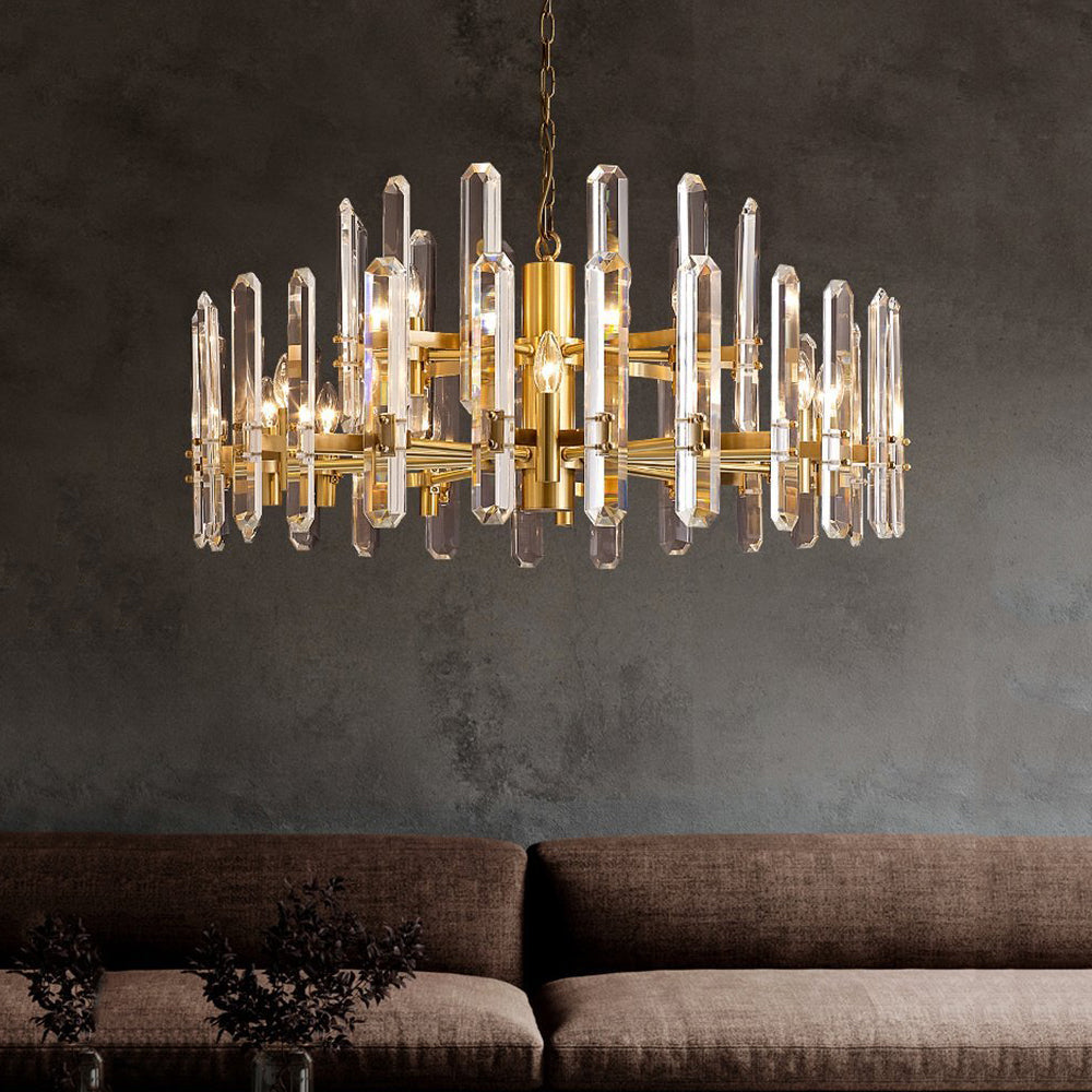 Bonnington Crystal Round Chandelier 32"