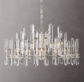 Bonnie Crystal Round Chandelier 37"