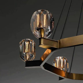 Candice Crystal Round Chandelier 60", Modern Chandeliers & Pendant Lights