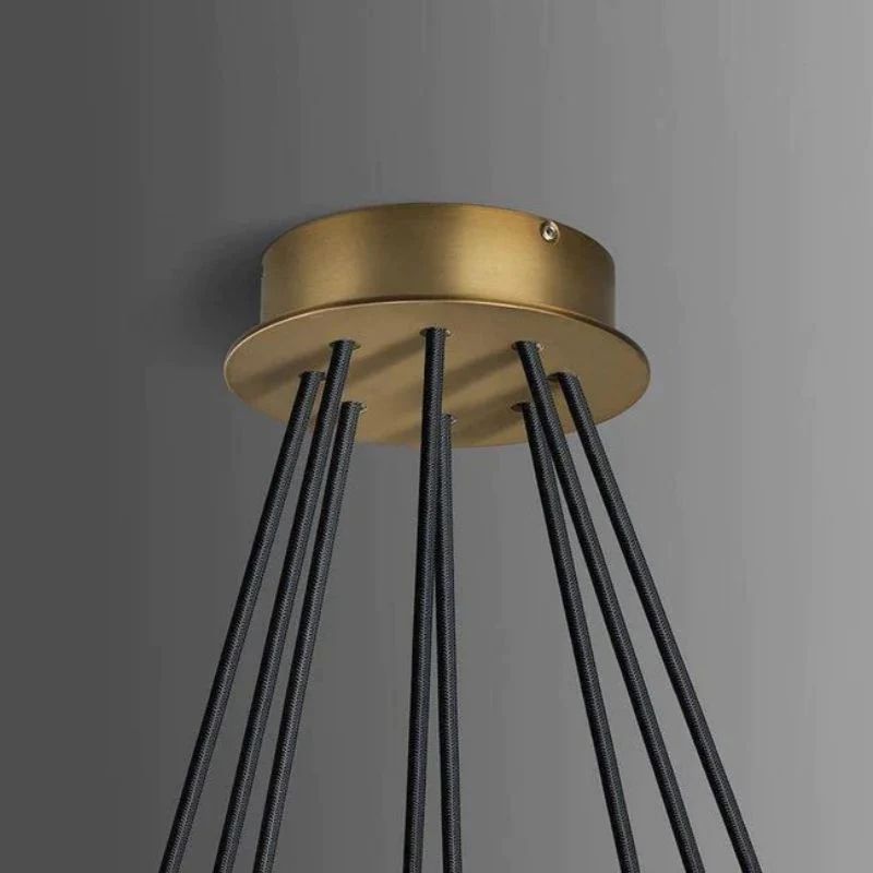 Candice Crystal Round Chandelier 60", Modern Chandeliers & Pendant Lights
