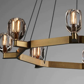 Candice Crystal Round Chandelier 60", Modern Chandeliers & Pendant Lights