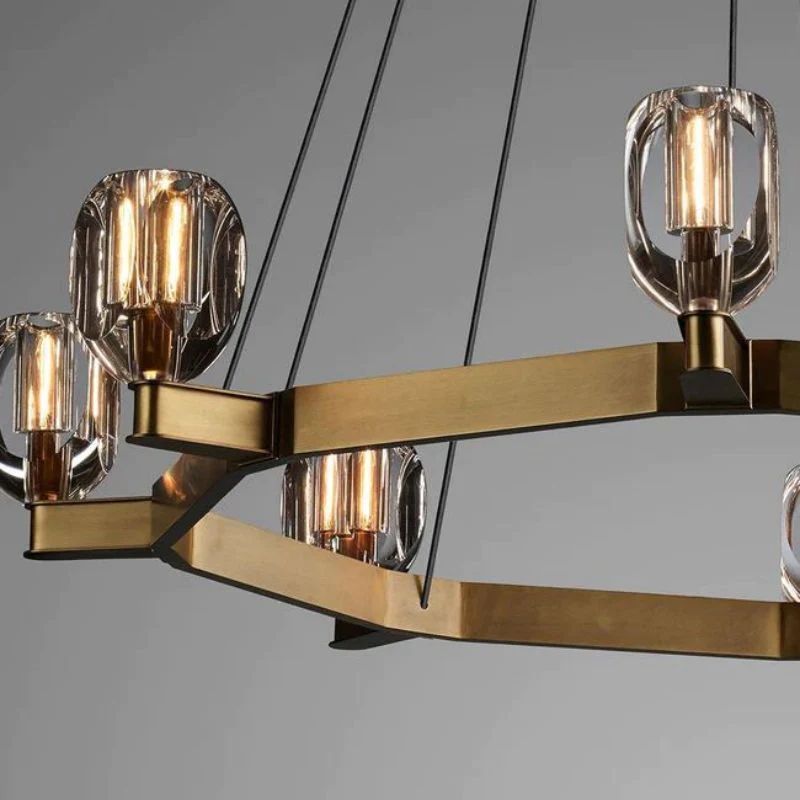 Candice Crystal Round Chandelier 60", Modern Chandeliers & Pendant Lights