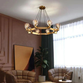 Candice Crystal Round Chandelier 60", Modern Chandeliers & Pendant Lights