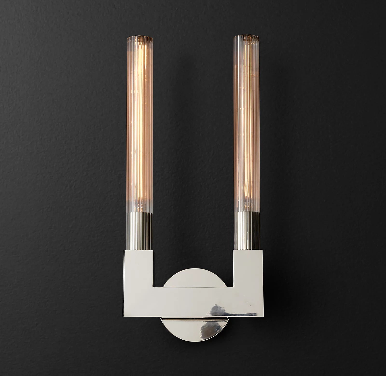 Candlestick Double Wall Sconce 18"H