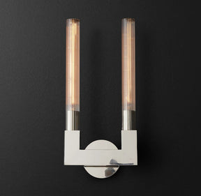 Candlestick Double Wall Sconce 18"H