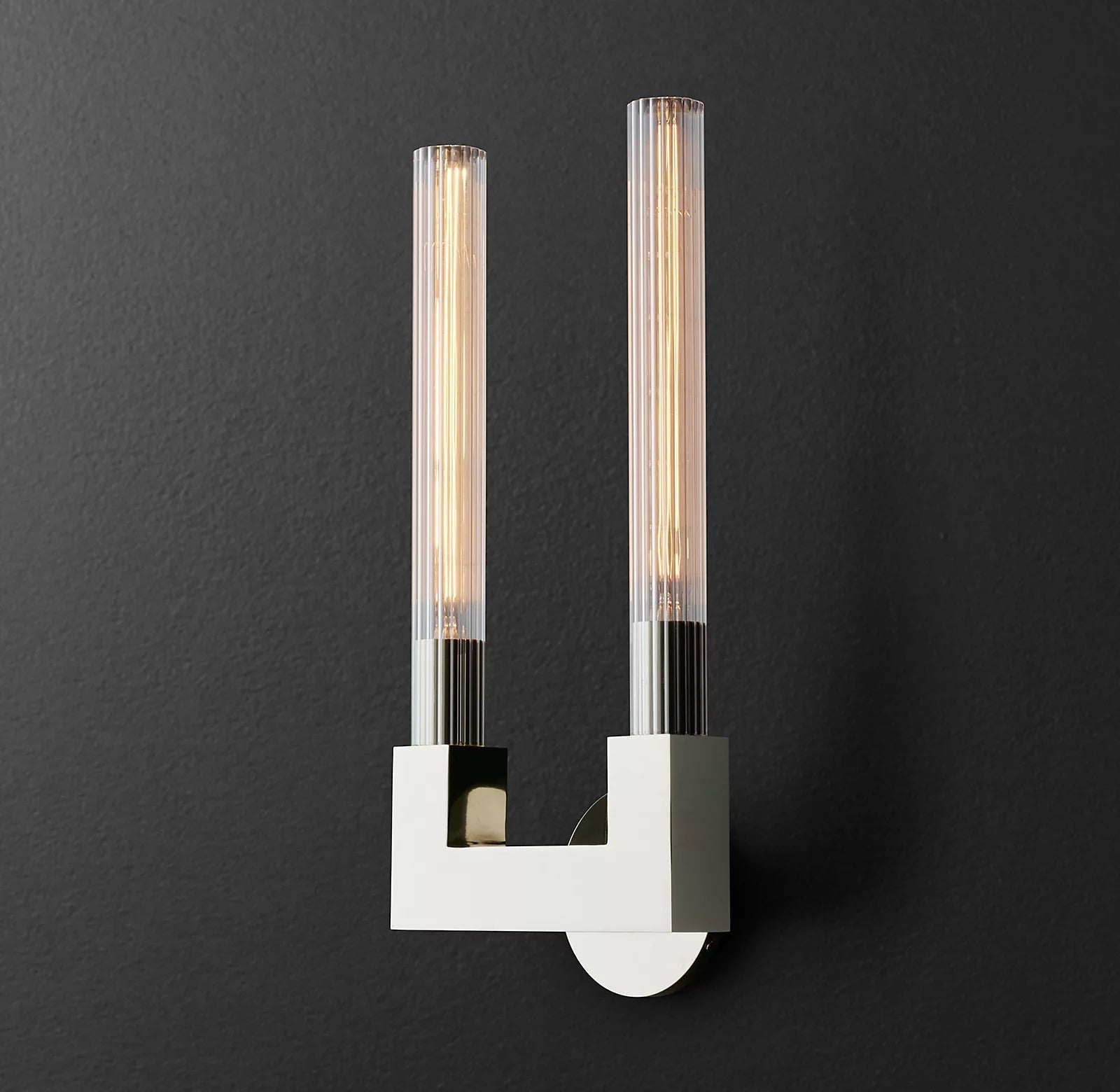 Candlestick Double Wall Sconce 18"H