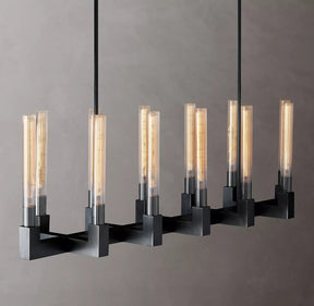 Candlestick Linear Chandelier 55"