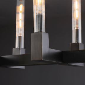 Candlestick Linear Chandelier 55"
