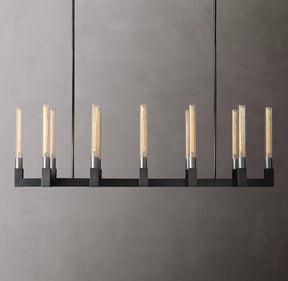 Candlestick Linear Chandelier 55"