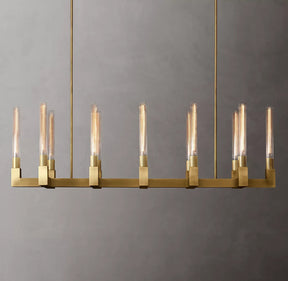 Candlestick Linear Chandelier 55"