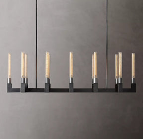 Candlestick Linear Chandelier 55"