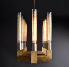 Candlestick Linear Chandelier 55"