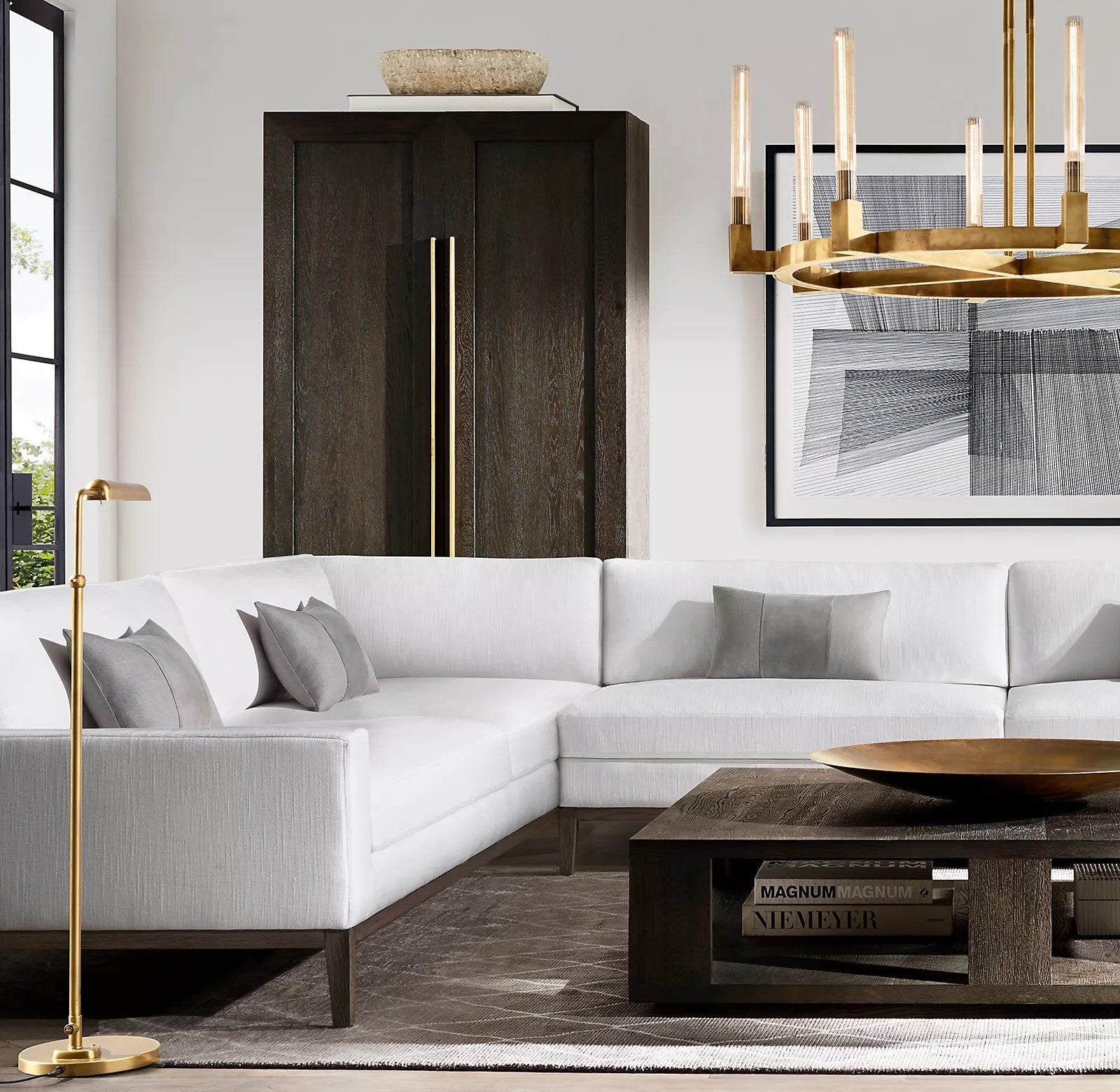 Candlestick Round Chandelier 36" 72"