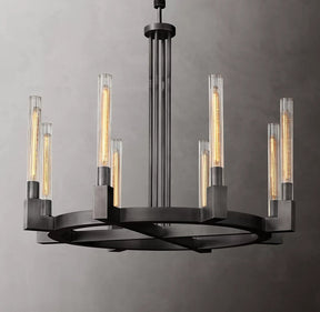 Candlestick Round Chandelier 36" 72"