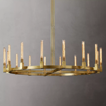 Candlestick Round Chandelier 36" 72"