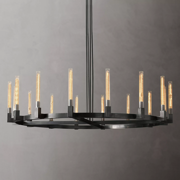 Candlestick Round Chandelier 36" 72"