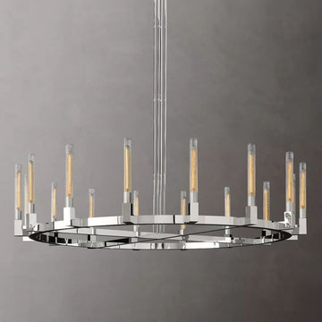 Candlestick Round Chandelier 36" 72"