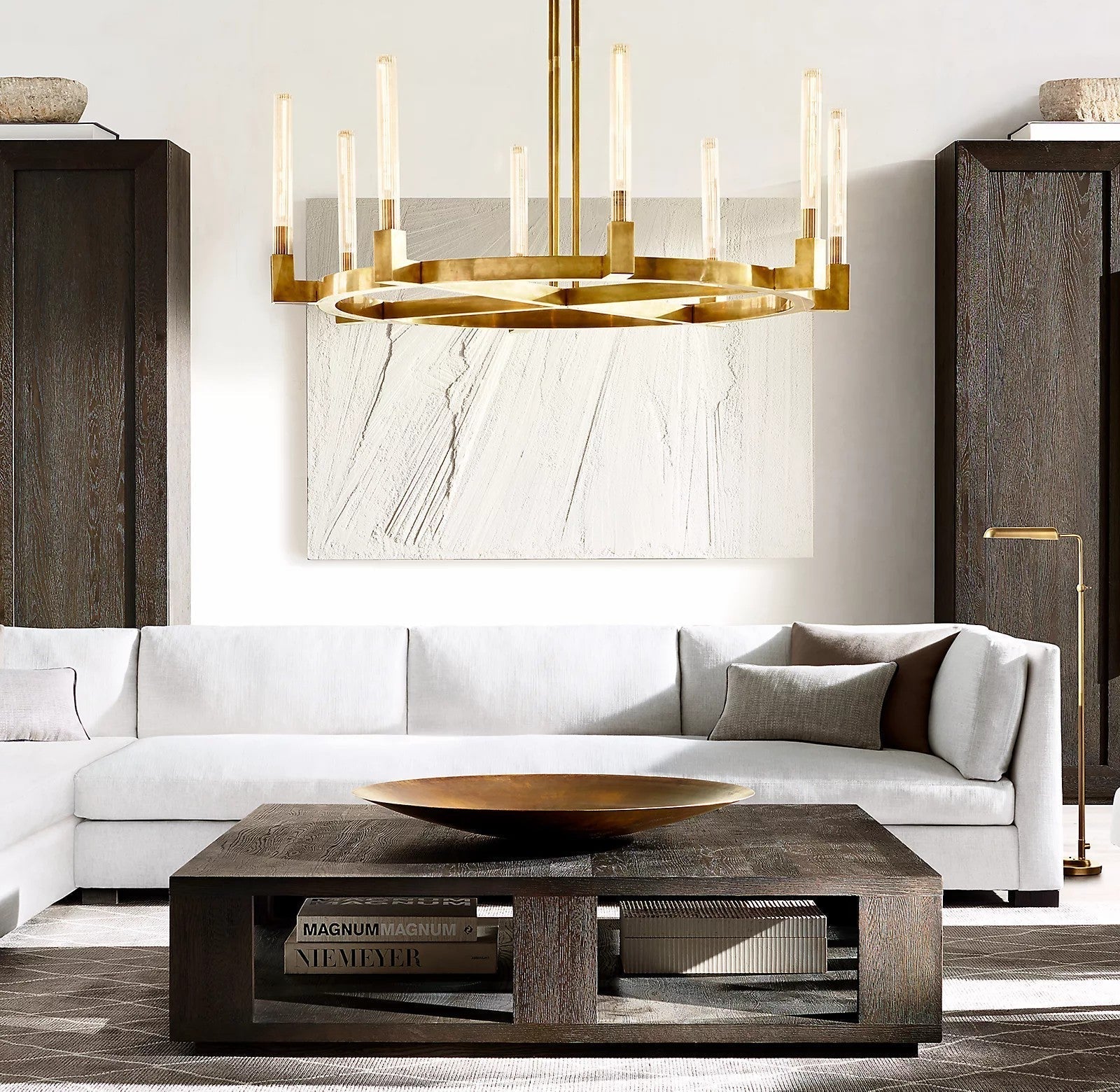 Candlestick Round Chandelier 36" 72"