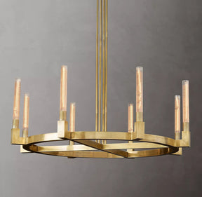 Candlestick Round Chandelier 48"