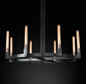 Candlestick Round Chandelier 48"