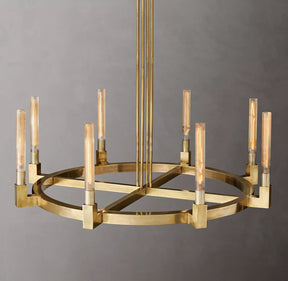 Candlestick Round Chandelier 48"