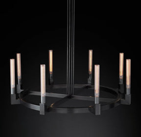 Candlestick Round Chandelier 48"