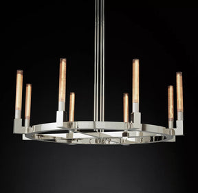 Candlestick Round Chandelier 48"